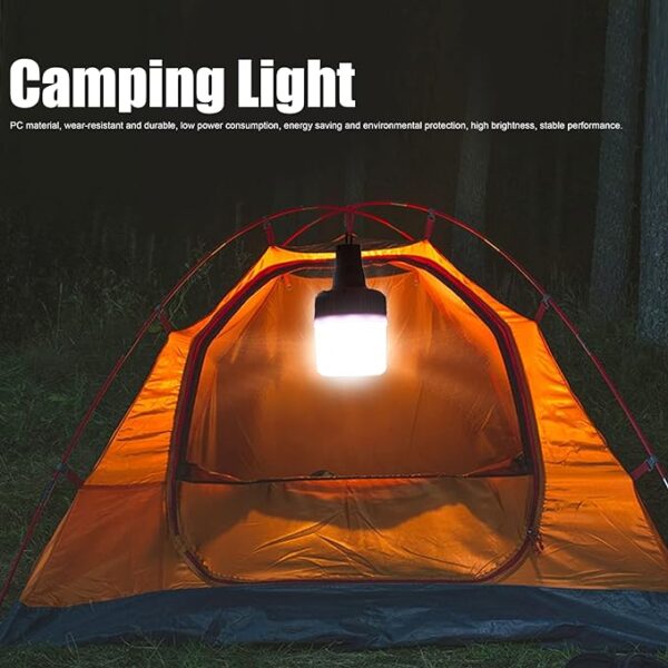 LED Camping Lantern – Rechargeable, Dimmable, Waterproof, and Portable Lantern for Camping, Fishing, and Emergency Situations - Image 2