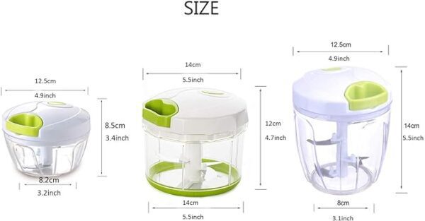 Mini Manual Food Chopper – Time-Saving, Multi-Function, Compact, and Portable Garlic & Vegetable Chopper - Image 5