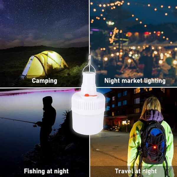 LED Camping Lantern – Rechargeable, Dimmable, Waterproof, and Portable Lantern for Camping, Fishing, and Emergency Situations - Image 6