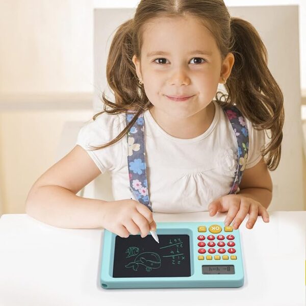 Rechargeable LCD Writing Tablet for Kids - 2 in 1 Early Education Math Toy, Learning & Fun - Image 5