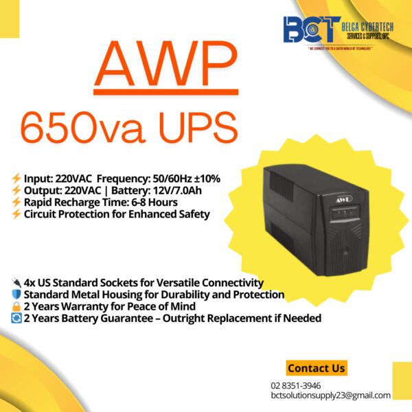 AWP 650VA UPS