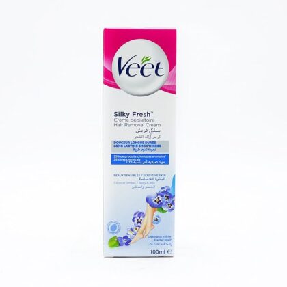 Veet Silky Fresh Hair Removal Cream for Body & Legs – Sensitive Skin, 400ml