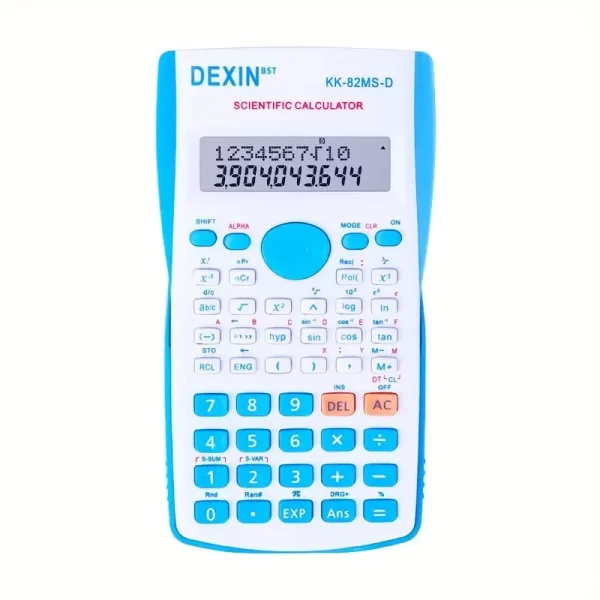 DEXIN KK-82MS-D Multi-function Scientific Calculator | 240 Functions, 12-Digit Display, Portable Design (Green/Pink) - Image 2