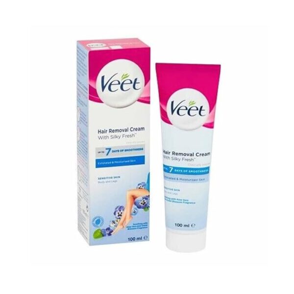 Veet Silky Fresh Hair Removal Cream for Body & Legs – Sensitive Skin, 400ml - Image 7