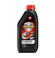 High-performance 4-stroke engine oil designed for motorcycles. Havoline 10W-40 provides superior protection, smooth clutch operation, and longer engine life under all riding conditions.